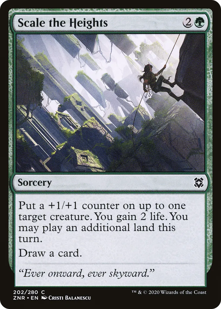 Gravir le sommet — Zendikar Rising — Magic: The Gathering