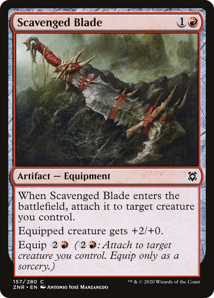 Scavenged Blade — Zendikar Rising — Magic: The Gathering