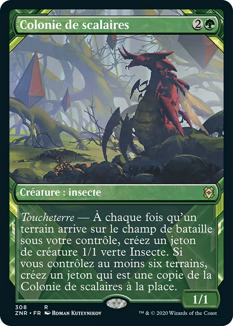 Colonie de scalaires — Zendikar Rising — Magic: The Gathering