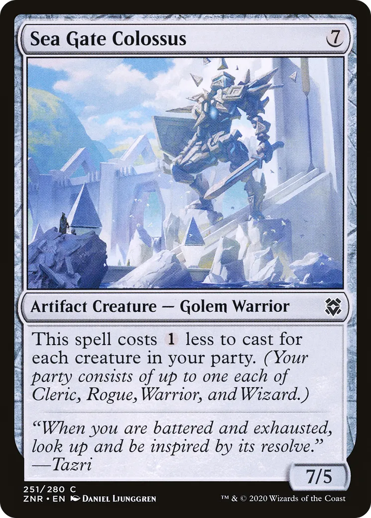 Sea Gate Colossus — Zendikar Rising — Magic: The Gathering