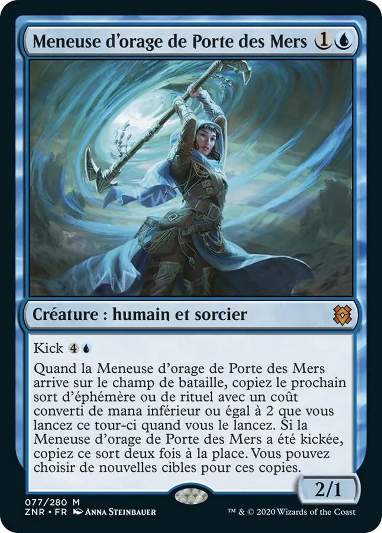 Meneuse d'orage de Porte des Mers — Zendikar Rising — Magic: The Gathering