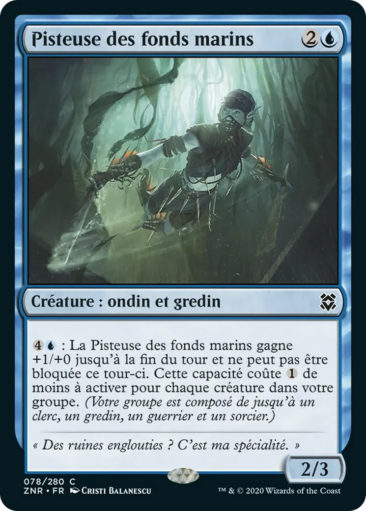 Pisteuse des fonds marins — Zendikar Rising — Magic: The Gathering