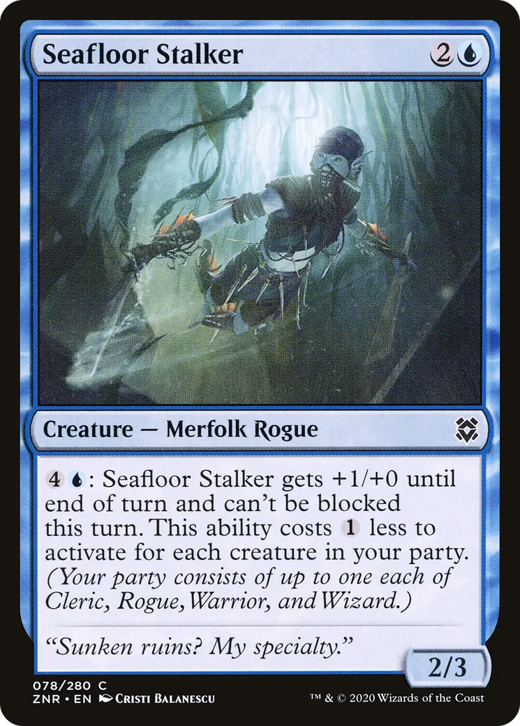 Seafloor Stalker — Zendikar Rising — Magic: The Gathering
