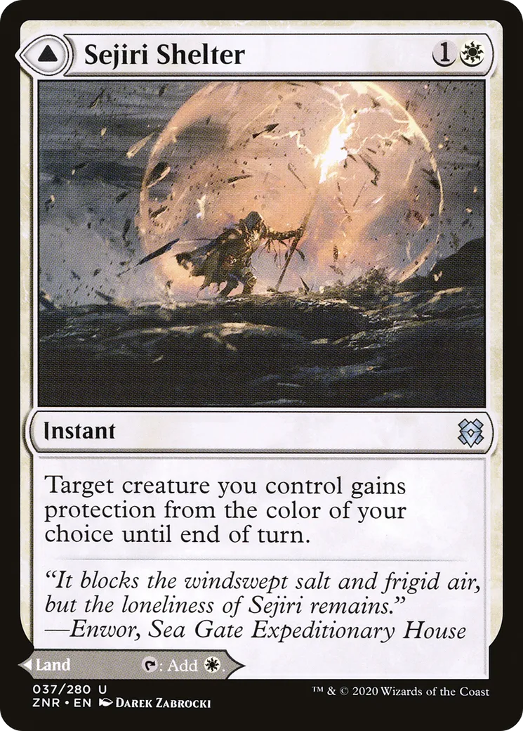 Sejiri Shelter // Sejiri Glacier — Zendikar Rising — Magic: The Gathering