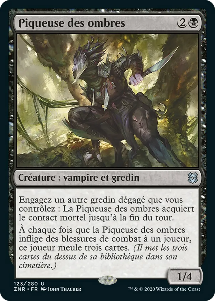Piqueuse des ombres — Zendikar Rising — Magic: The Gathering