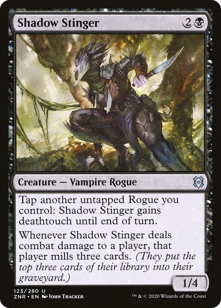 Piqueuse des ombres — Zendikar Rising — Magic: The Gathering
