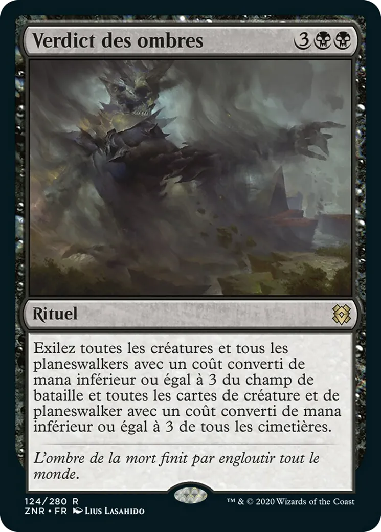 Verdict des ombres — Zendikar Rising — Magic: The Gathering