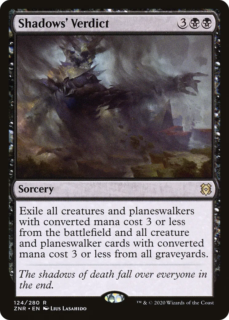Verdict des ombres — Zendikar Rising — Magic: The Gathering
