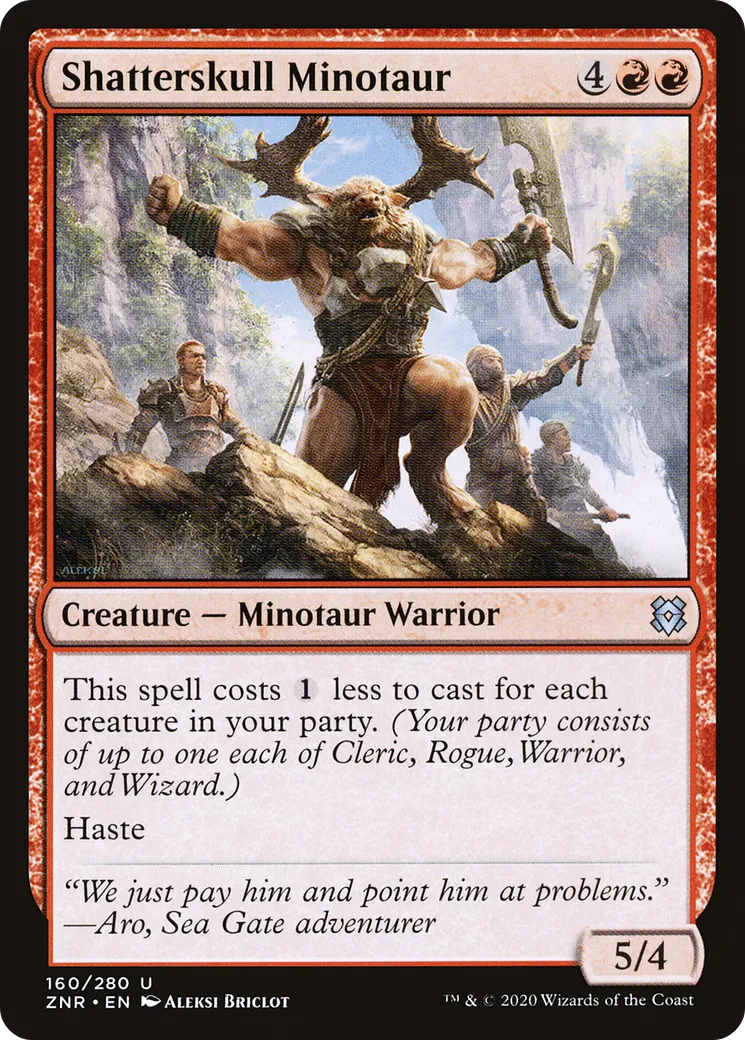 Shatterskull Minotaur — Zendikar Rising — Magic: The Gathering
