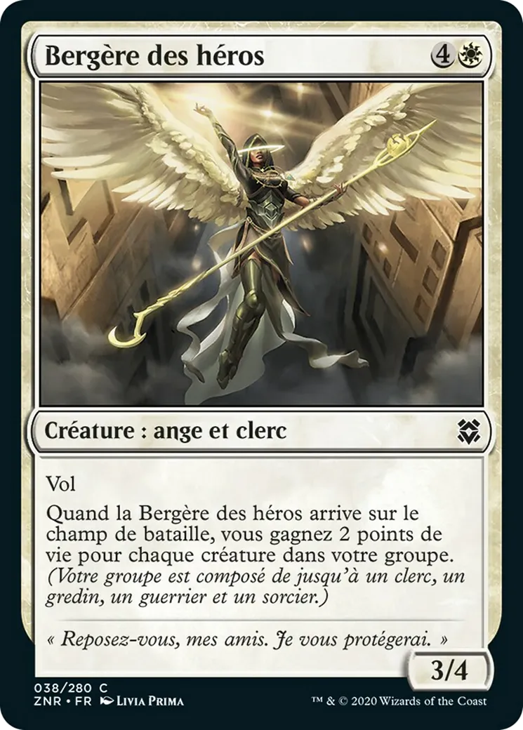 Bergère des héros — Zendikar Rising — Magic: The Gathering