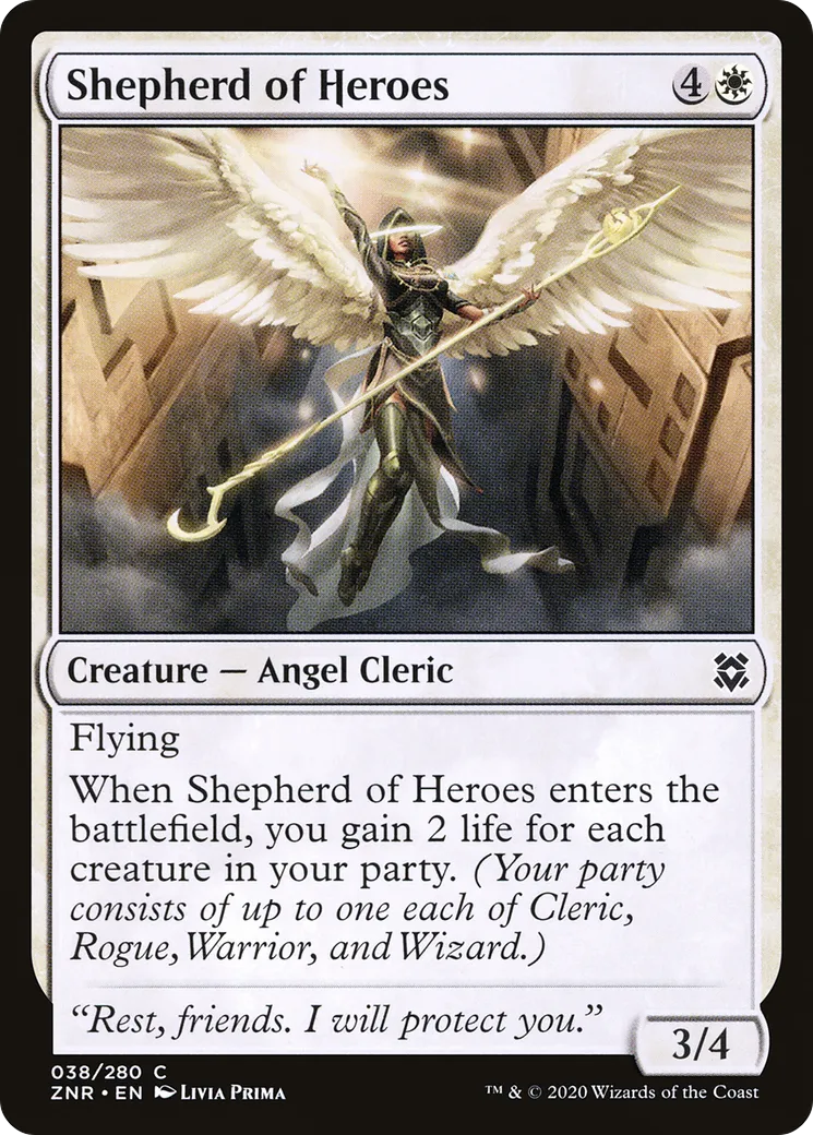 Bergère des héros — Zendikar Rising — Magic: The Gathering