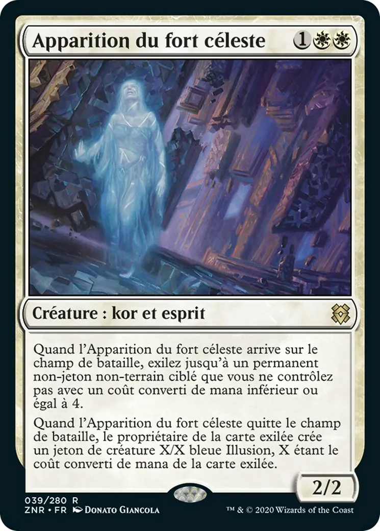 Apparition du fort céleste — Zendikar Rising — Magic: The Gathering