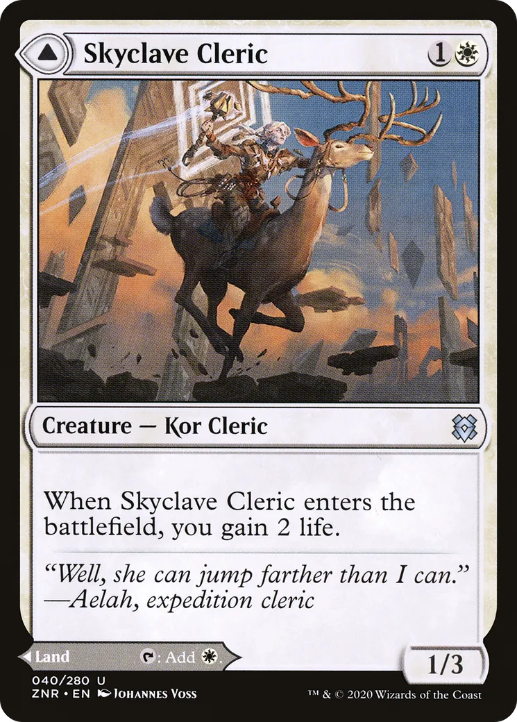Skyclave Cleric // Skyclave Basilica — Zendikar Rising — Magic: The Gathering