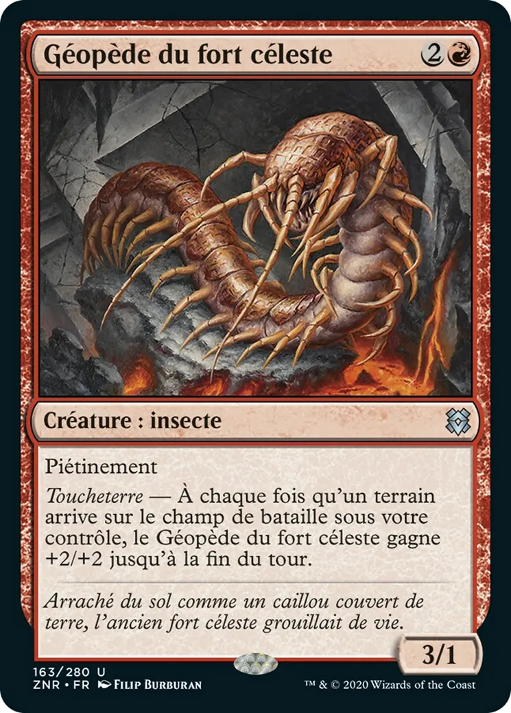 Géopède du fort céleste — Zendikar Rising — Magic: The Gathering