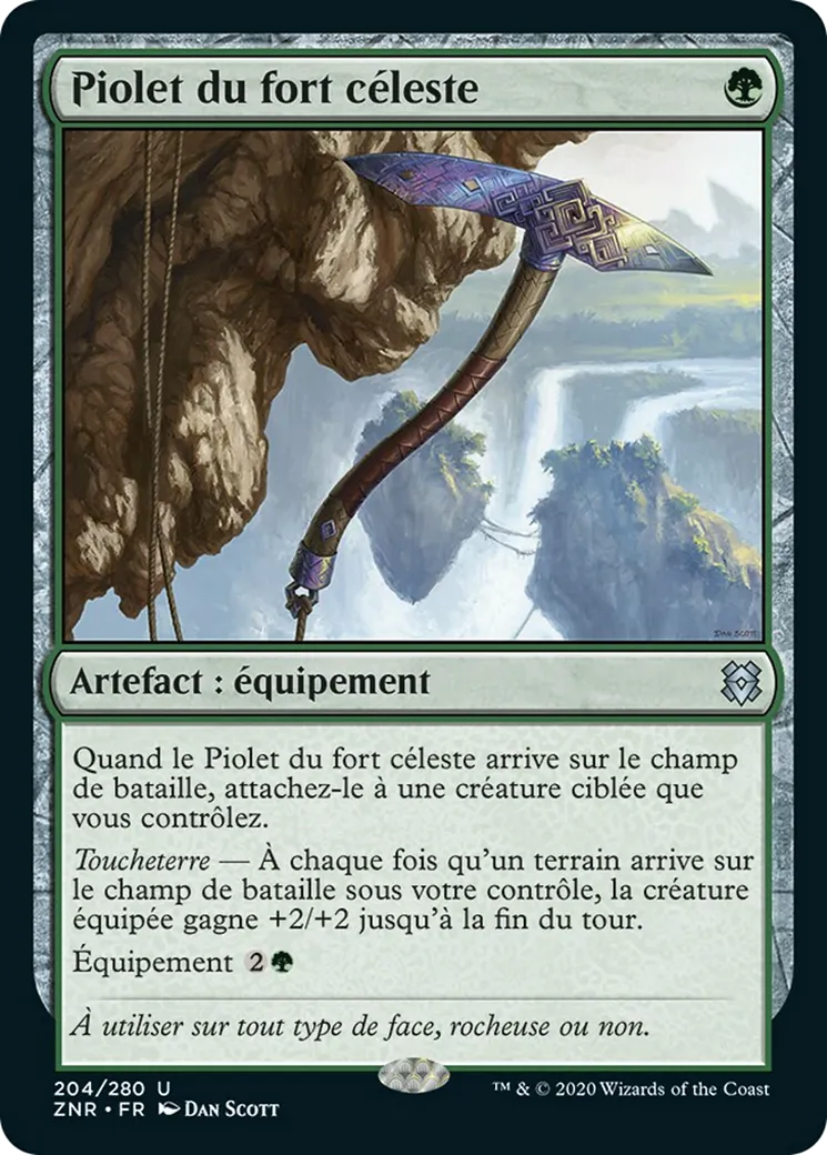 Piolet du fort céleste — Zendikar Rising — Magic: The Gathering