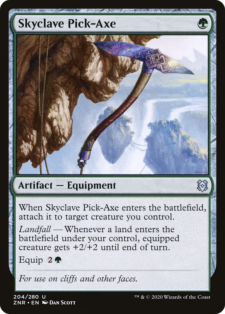 Piolet du fort céleste — Zendikar Rising — Magic: The Gathering