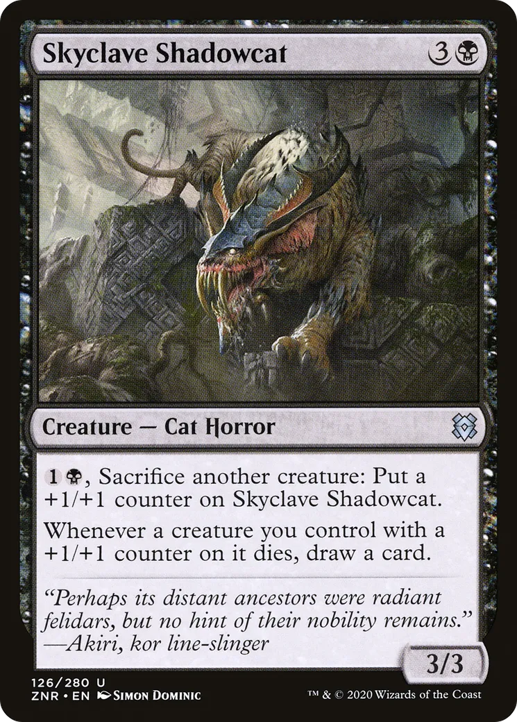 Skyclave Shadowcat — Zendikar Rising — Magic: The Gathering