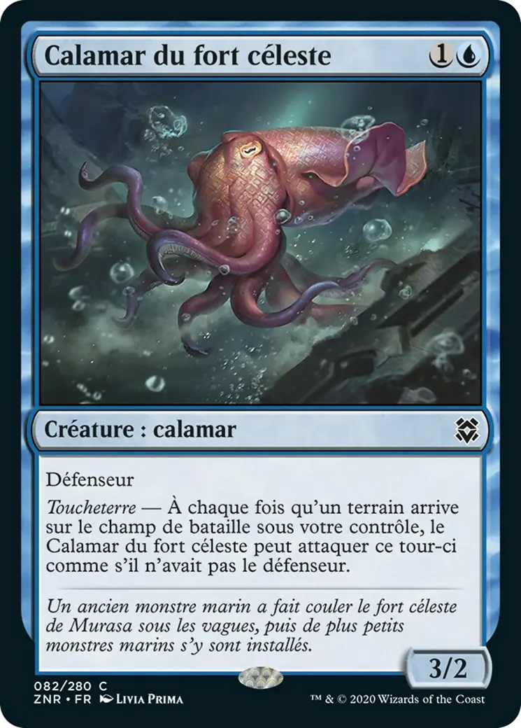 Calamar du fort céleste — Zendikar Rising — Magic: The Gathering