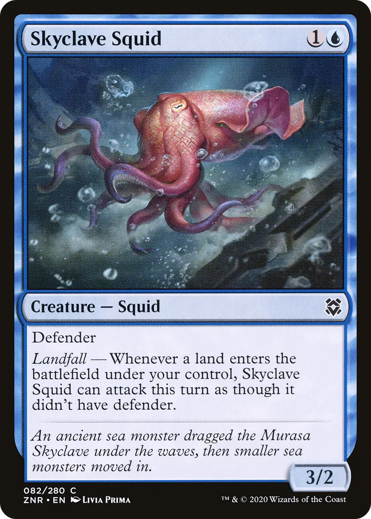 Skyclave Squid — Zendikar Rising — Magic: The Gathering
