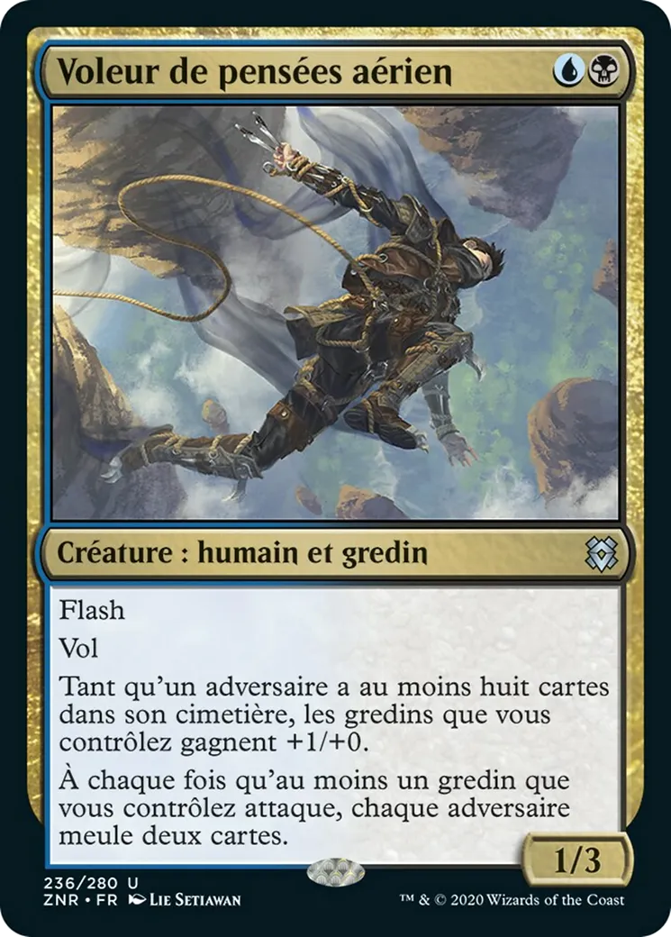 Voleur de pensées aérien — Zendikar Rising — Magic: The Gathering