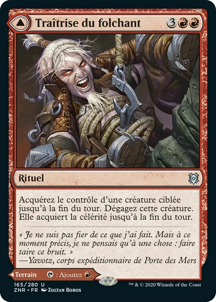 Traîtrise du folchant // Ruines du folchant — Zendikar Rising — Magic: The Gathering