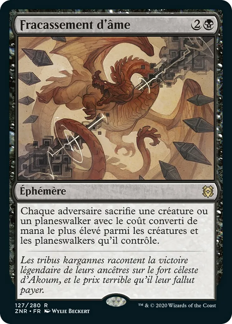 Fracassement d'âme — Zendikar Rising — Magic: The Gathering
