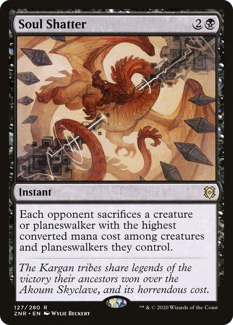 Soul Shatter — Zendikar Rising — Magic: The Gathering
