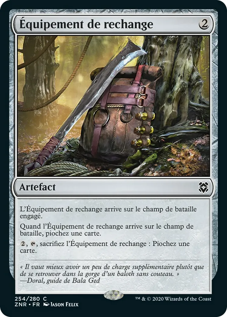 Équipement de rechange — Zendikar Rising — Magic: The Gathering
