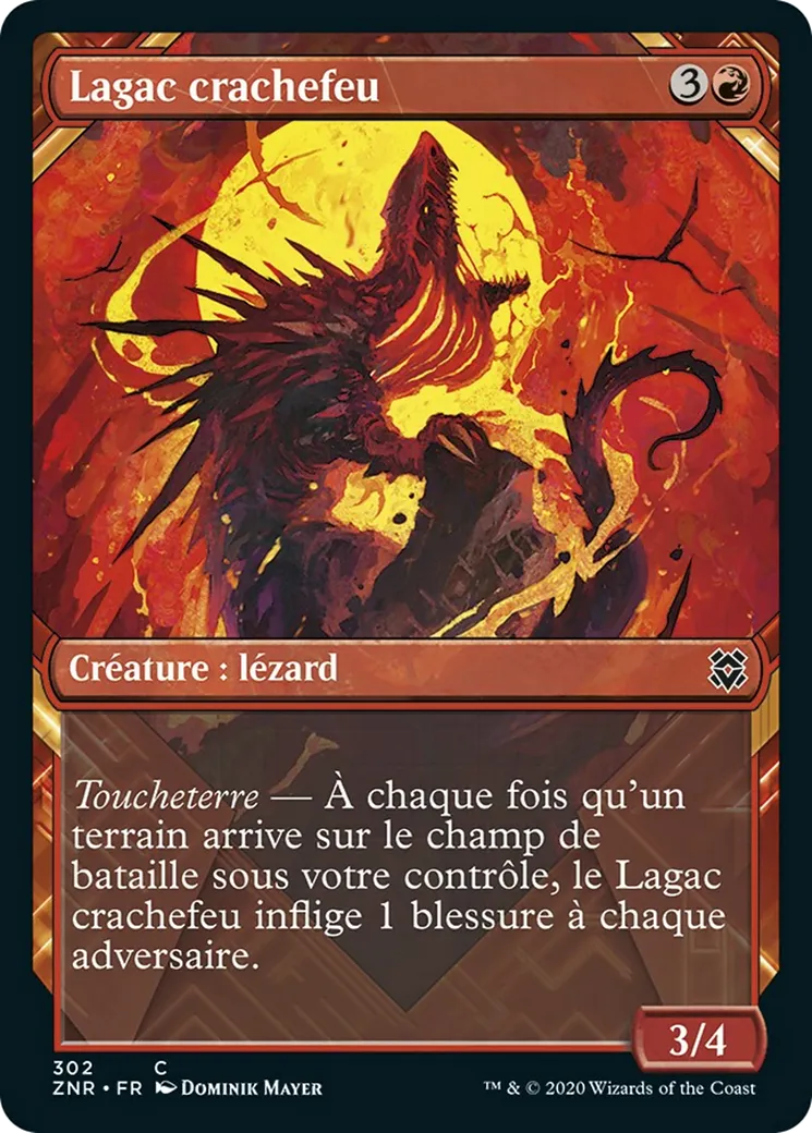 Lagac crachefeu — Zendikar Rising — Magic: The Gathering
