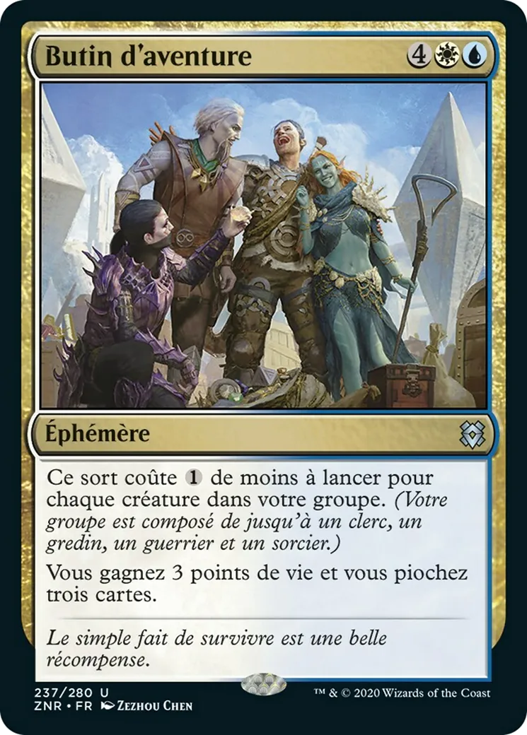 Butin d'aventure — Zendikar Rising — Magic: The Gathering