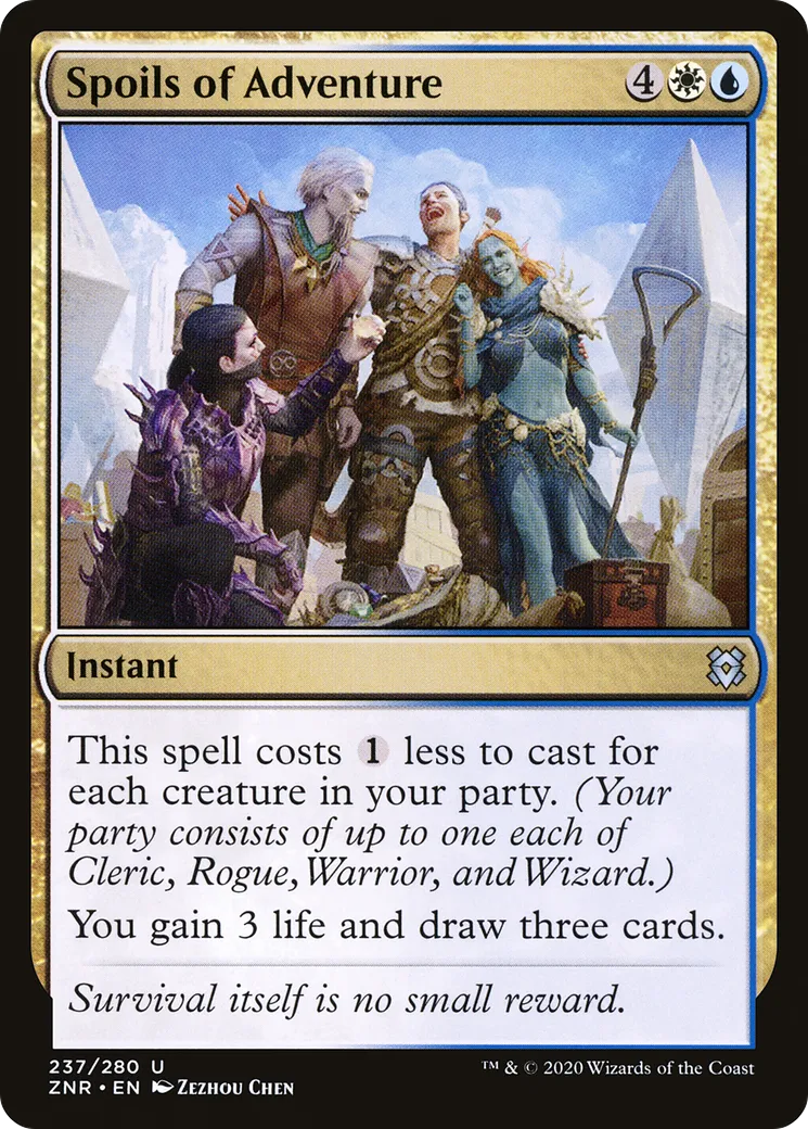 Butin d'aventure — Zendikar Rising — Magic: The Gathering