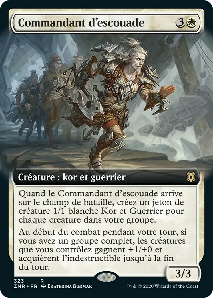Commandant d'escouade — Zendikar Rising — Magic: The Gathering
