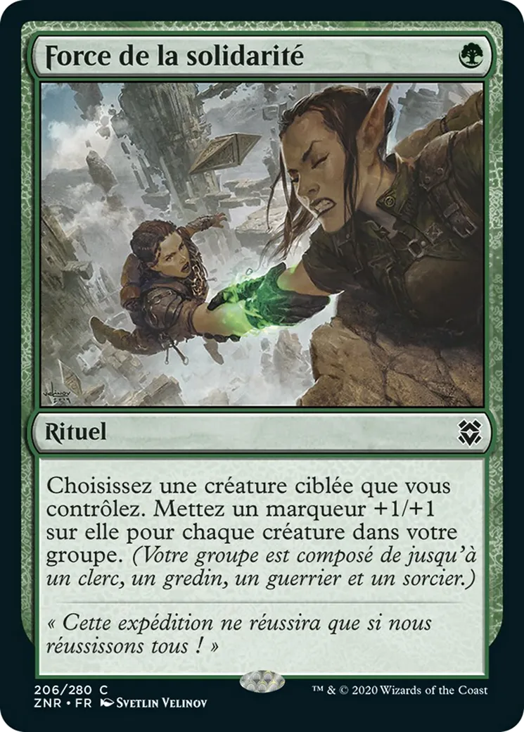 Force de la solidarité — Zendikar Rising — Magic: The Gathering