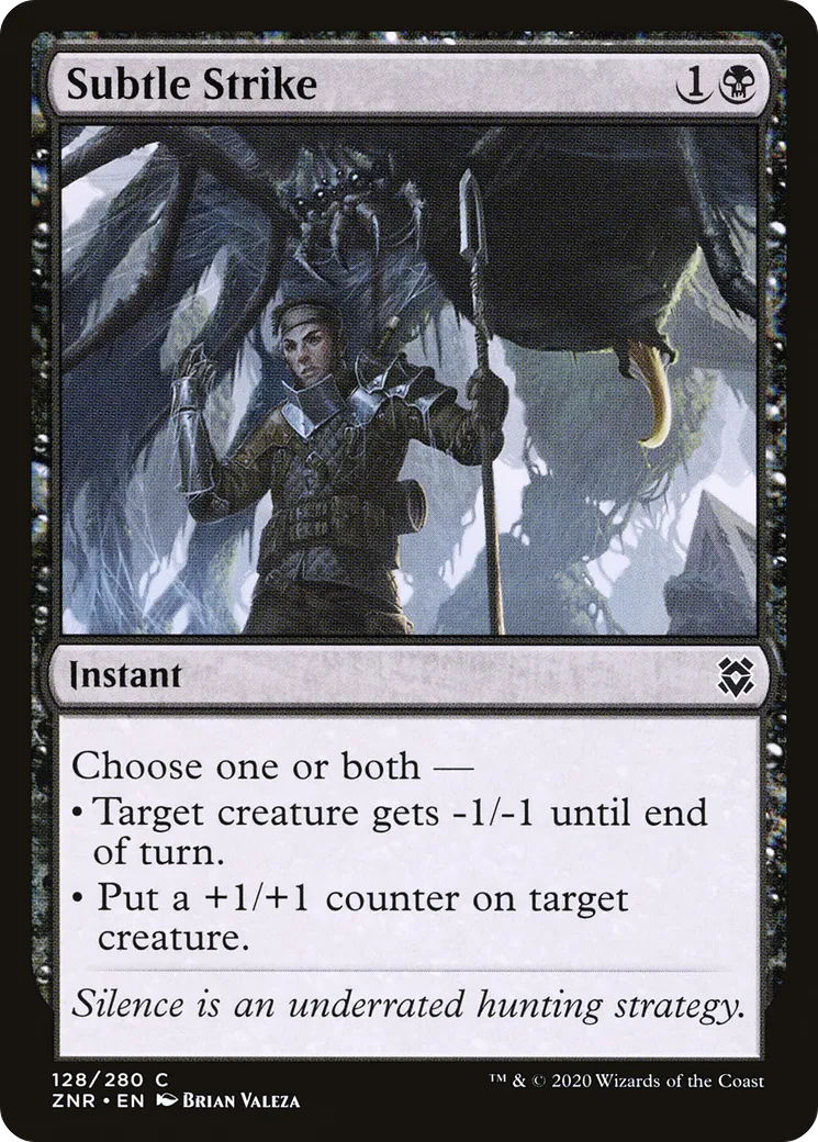 Subtle Strike — Zendikar Rising — Magic: The Gathering