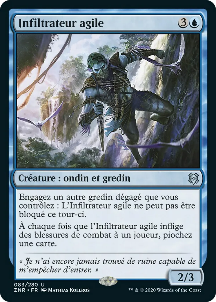 Infiltrateur agile — Zendikar Rising — Magic: The Gathering
