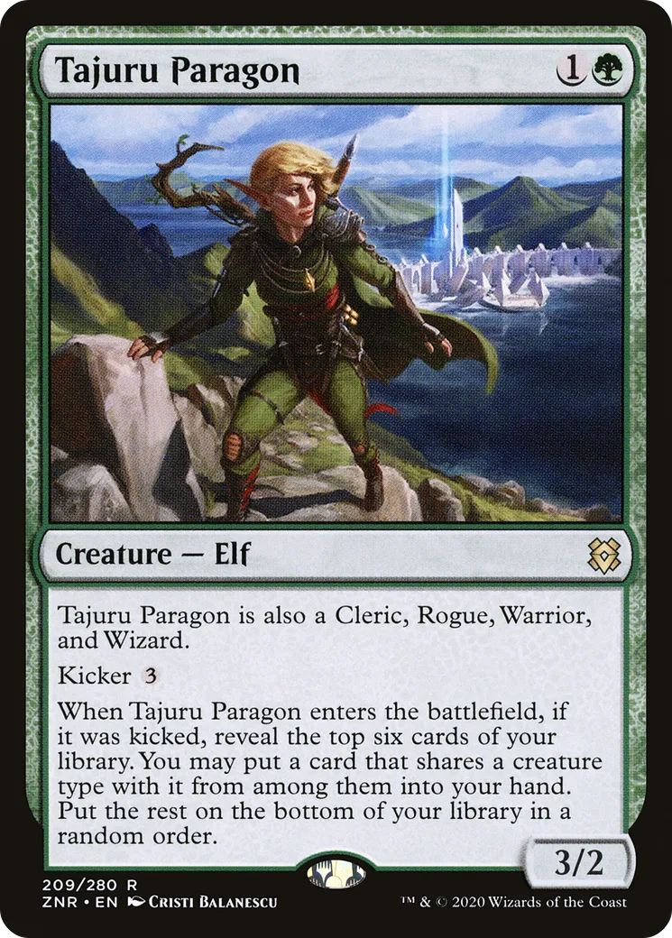Parangon de Tajuru — Zendikar Rising — Magic: The Gathering