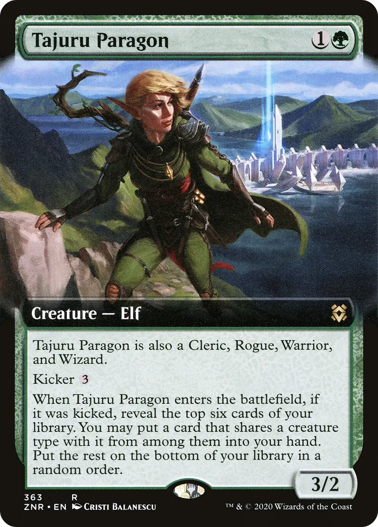 Parangon de Tajuru — Zendikar Rising — Magic: The Gathering