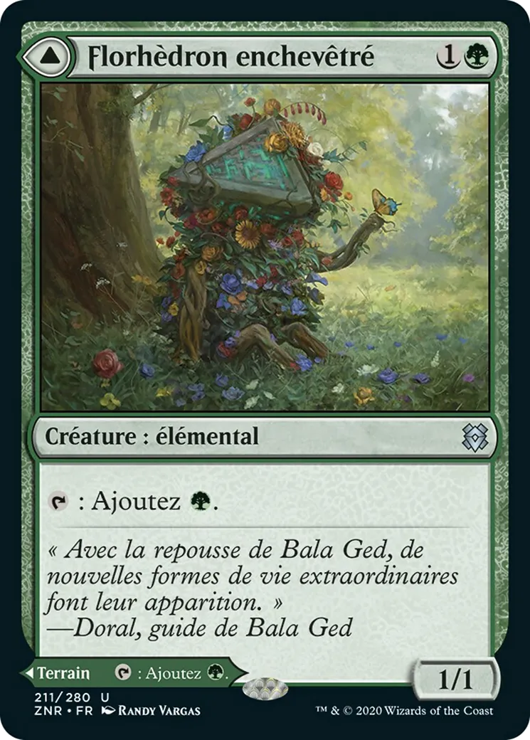 Florhèdron enchevêtré // Val Enchevêtré — Zendikar Rising — Magic: The Gathering