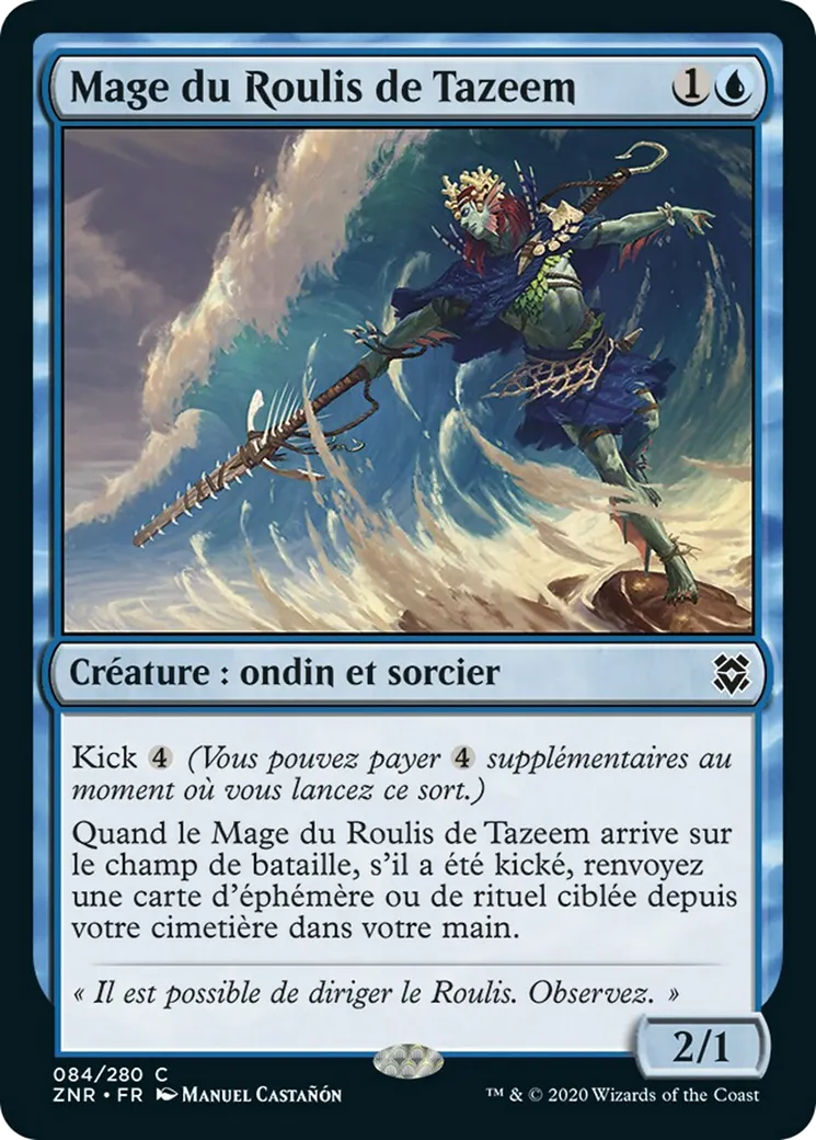 Mage du Roulis de Tazeem — Zendikar Rising — Magic: The Gathering