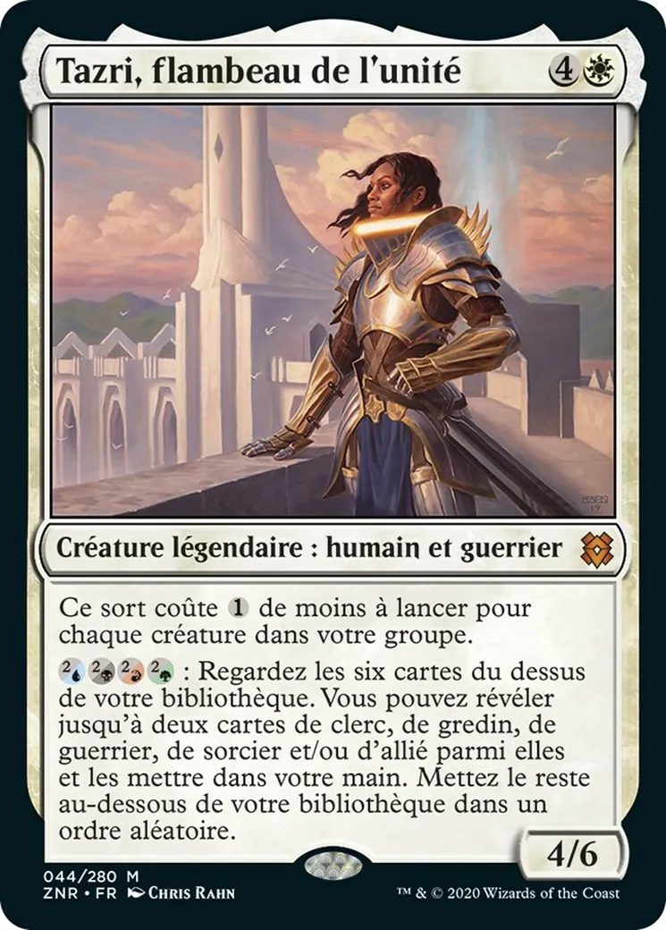 Tazri, flambeau de l'unité — Zendikar Rising — Magic: The Gathering