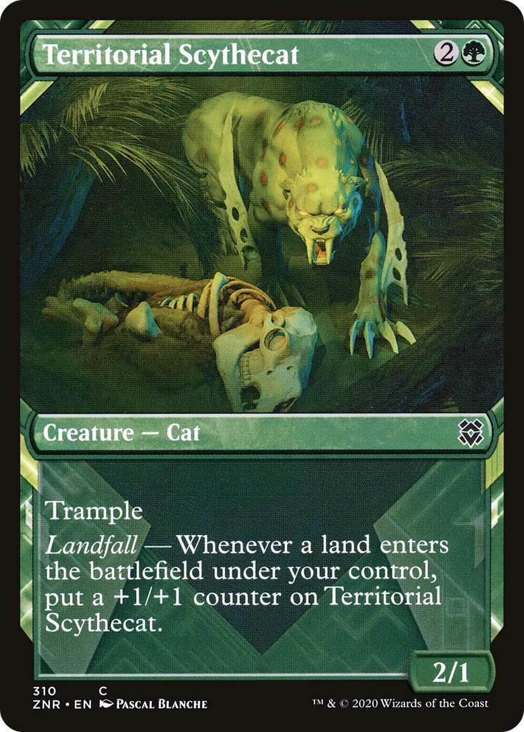 Territorial Scythecat — Zendikar Rising — Magic: The Gathering