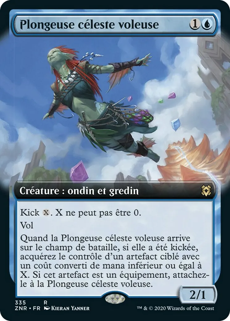 Plongeuse céleste voleuse — Zendikar Rising — Magic: The Gathering