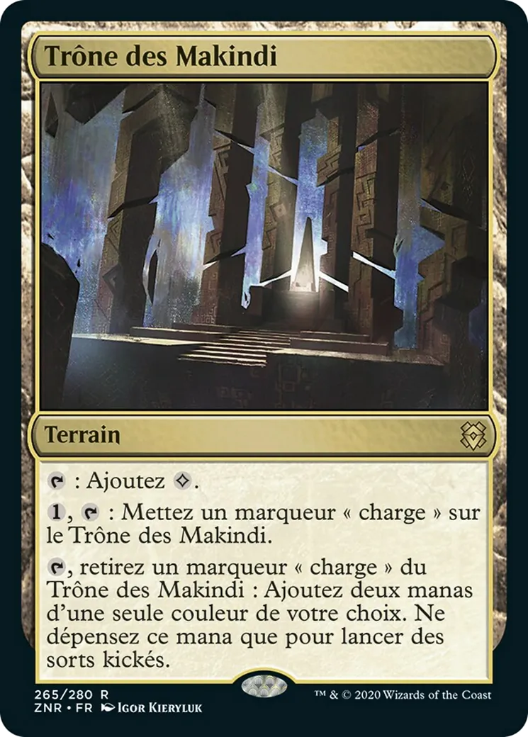 Trône des Makindi — Zendikar Rising — Magic: The Gathering