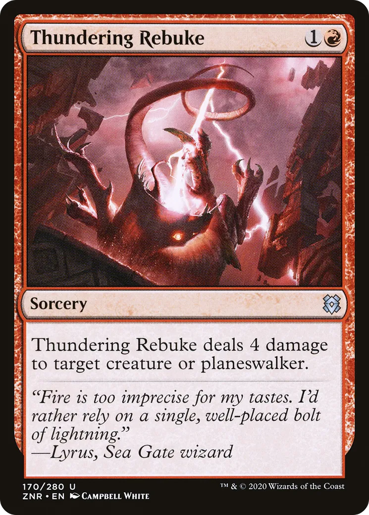 Blâme fulminant — Zendikar Rising — Magic: The Gathering