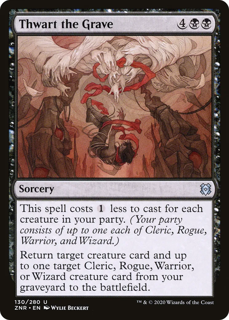 Thwart the Grave — Zendikar Rising — Magic: The Gathering