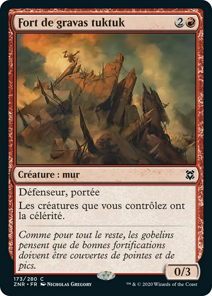 Fort de gravas tuktuk — Zendikar Rising — Magic: The Gathering