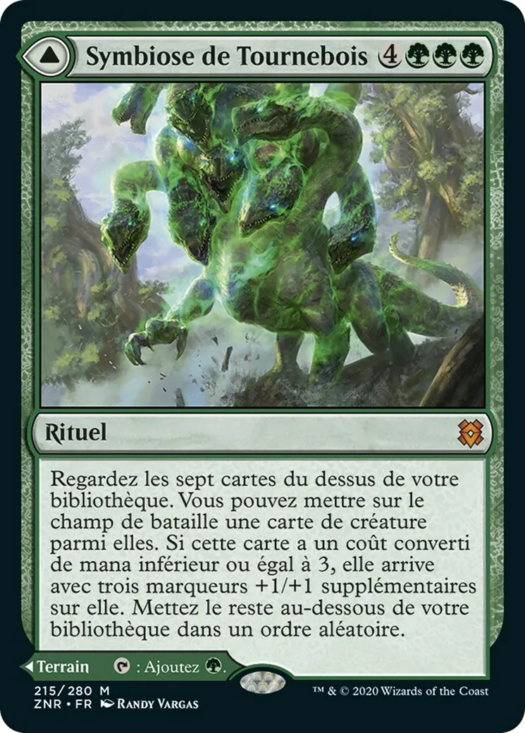 Symbiose de Tournebois // Tournebois, le bois sinueux — Zendikar Rising — Magic: The Gathering