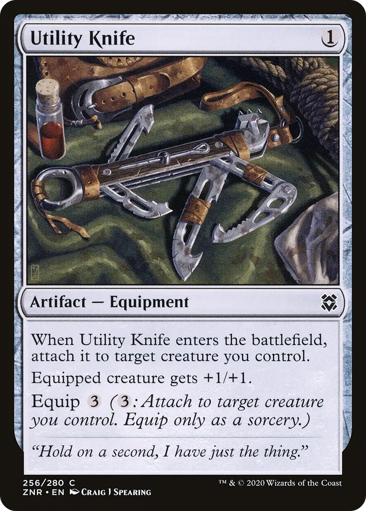 Couteau utilitaire — Zendikar Rising — Magic: The Gathering