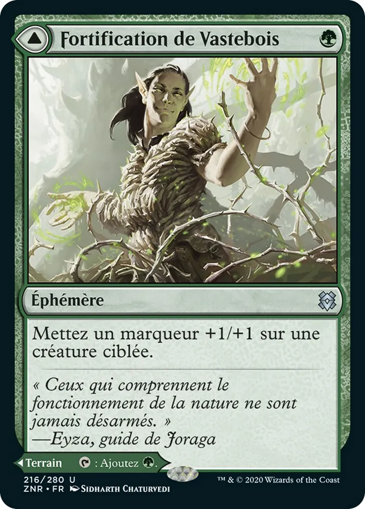 Fortification de Vastebois // Halliers de Vastebois — Zendikar Rising — Magic: The Gathering