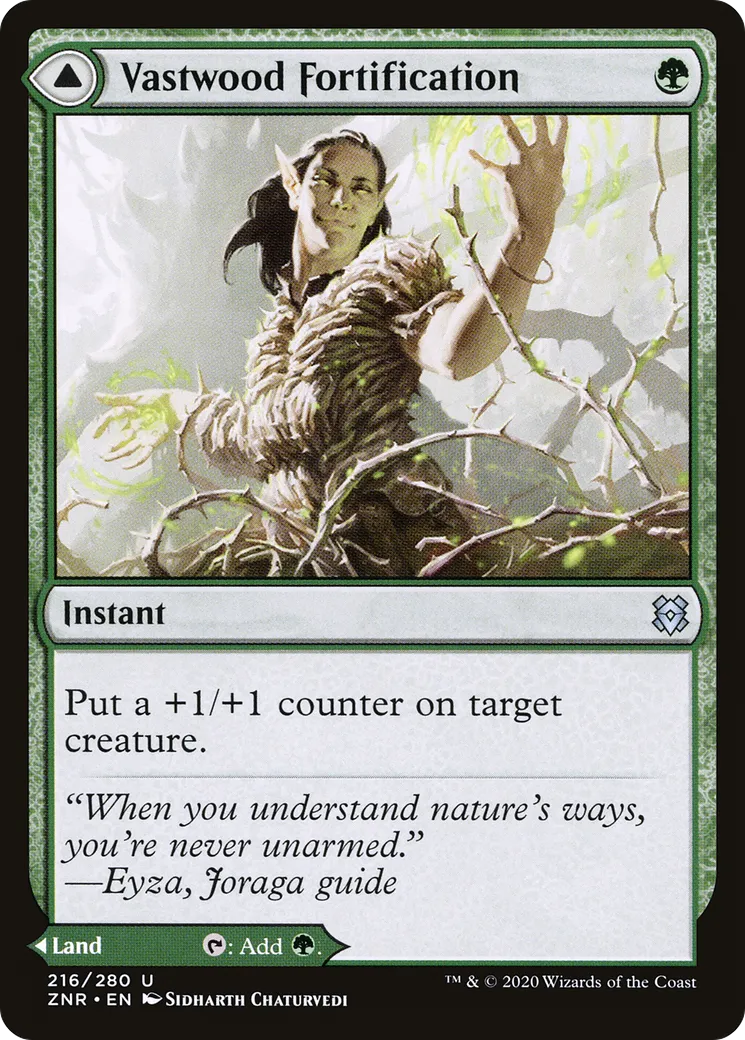 Fortification de Vastebois // Halliers de Vastebois — Zendikar Rising — Magic: The Gathering